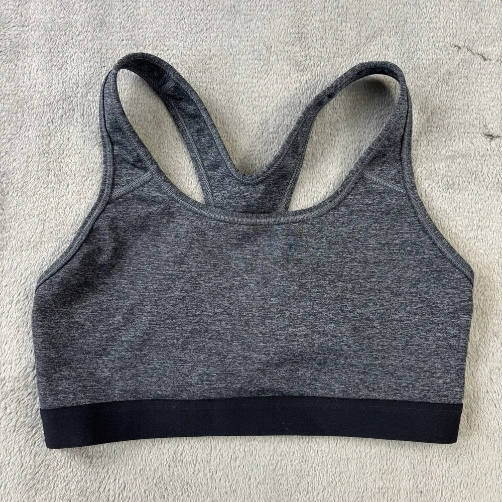 Nike Dri Fit Sports Bra Pullover Racerback Full Coverage Sz M‎ Yoga Gym Running